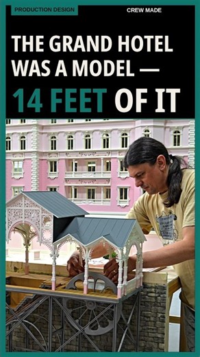 The grand hotel was a model — 14 feet of it.
