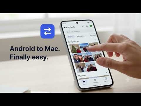 RelayDock: The Easiest Way to Send Files from Android to Mac