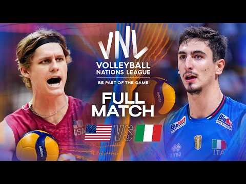 USA 🇺🇸 vs. Italy 🇮🇹 | VNL 2025 - Full Match | Week 2