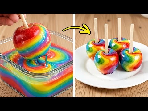🌈 EASY RAINBOW DESSERT RECIPES That Look Like ART! 🎨💖