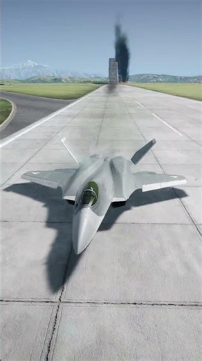 Nuclear Option - Crash landing 01 No Gear #NuclearOption #Aircombat #crash #flightsimulator #sandbox