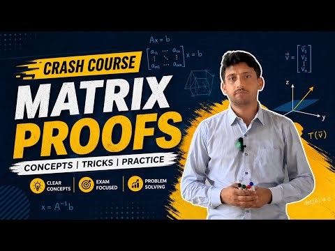 Matrix Proofs in One Shot | Linear Algebra Crash Course