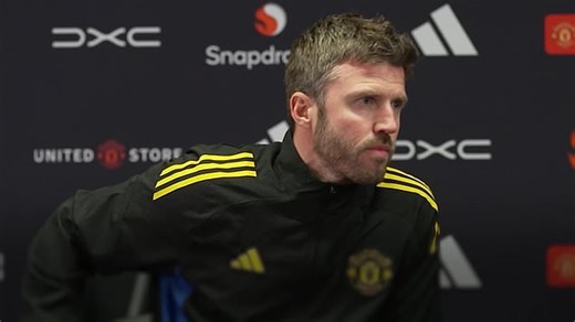 Chelsea v Man United: Michael Carrick press conference