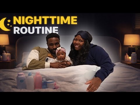OUR CRAZY NIGHTTIME ROUTINE ALONE WITH A NEWBORN AS FIRST TIME PARENTS!