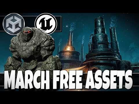 March Free Game Assets Roundup - Unreal & Unity Free Assets!