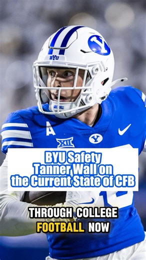 BYU Safety Tanner Wall on the “FRENZY” of College Football 🏈🔥| KSL Sports #shorts