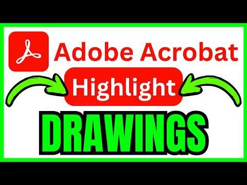 How To HIGHLIGHT DRAWING In Adobe Acrobat (QUICK & EASY) 2026