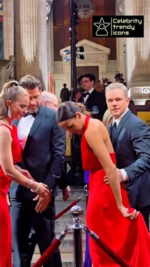 Emily Blunt & Husband meet Matt Damon & his Wife at an Event 😍♥️ #mattdamon #emilyblunt