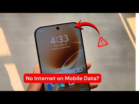 Mobile Data Connected But No Internet? Here’s How to Fix It