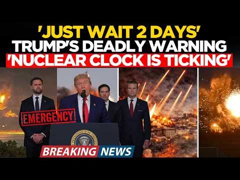 TRUMP'S ULTIMATUM LIVE: "The Nuclear Clock is Ticking" | Iran Blockade Update | Hormuz Blockade