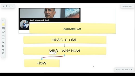 ORACLE APEX AI 00045 Oracle APEX AI APP. USING OML | Azab Mohamed Azab