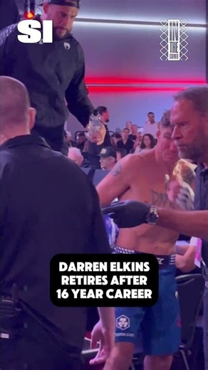 After 16 Years, Darren Elkins Says Goodbye to the UFC 🫡 #ufc #mma #ufcvegas120