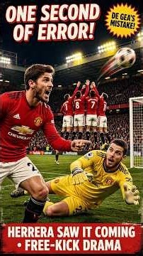 When Herrera thought his goalkeeper was perfectly positioned to stop the free kick #football