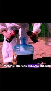 Coke and mentos experiment 🤯 #experiment #cocacola #science #viral #shorts