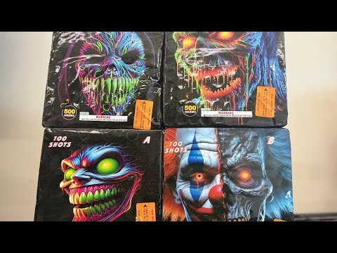 INSANITY 100 shot fireworks cakes 1%er BANGERS NEW 2026 🔥🔥💥 A,B,C,D