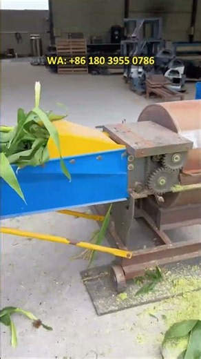 Forage pulping machine, silage and hay pulping equipment, machine testing video #machine