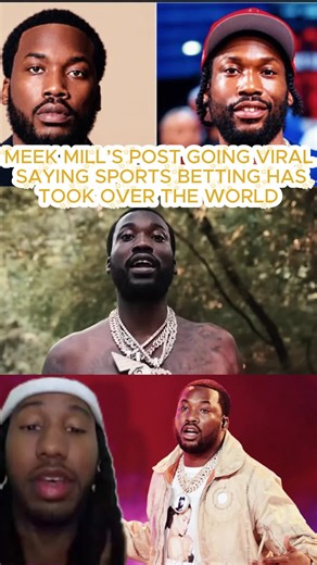 MEEK MILL'S POST GOING VIRAL SAYING SPORTS BETTING HAS TOOK OVER THE WORLD #greenscreen #meekmill #fyp#viral#trending