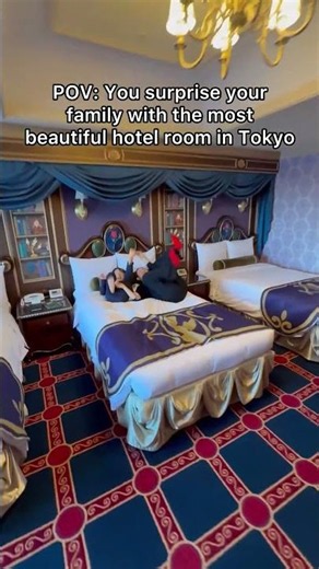 POV: You surprise your family with the most beautiful hotel room in Tokyo