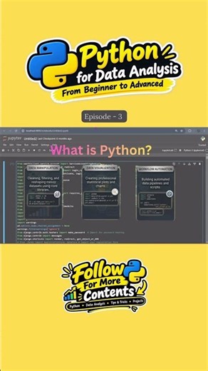 Python for Data Analysis 🐍 | Complete Beginner Roadmap | Start Here!