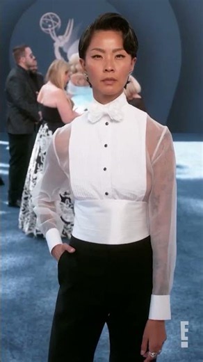 Did Kristen Kish slay the #Glambot? Yes, chef 😍 #Emmys #TopChef