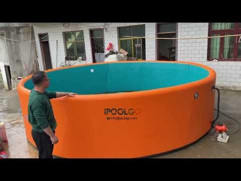 IPOOLGO Giant Inflatable swimming Pool for your backyard space and ultimate summer enjoyment 🏊