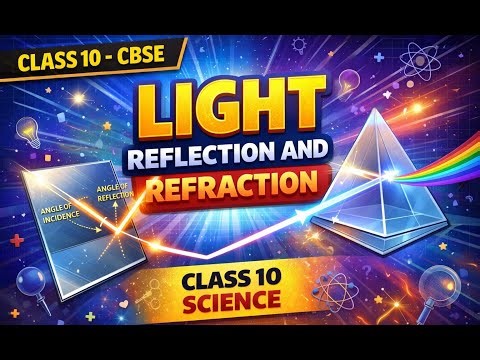 Light – Reflection and Refraction l Lecture 4 | Class 10 | Science | CBSE | Free Education