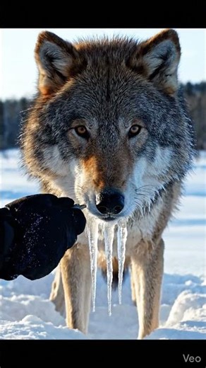 Frozen Red Wolf Shatters the Ice | Wildlife Rescue 🐺❄️