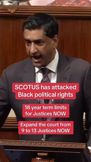 🚨 Ro Khanna Sounds Alarm After SCOTUS Decision on Black Political Representation #VotingRights