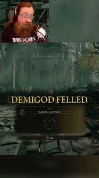 A Demigod Falls An Old Woman Cries: #eldenring #soulslike #soulsborne #gaming