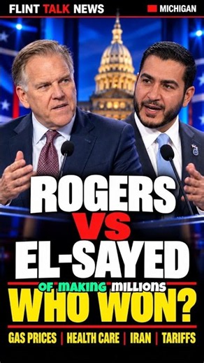 Rogers vs. El-Sayed: Michigan Senate Debate Erupts in Fiery Showdown