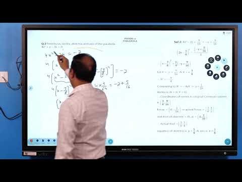 Analyzing Focus, Vertex, Directrix, and Axis of Parabola | Class 11 Math with R S Sharma