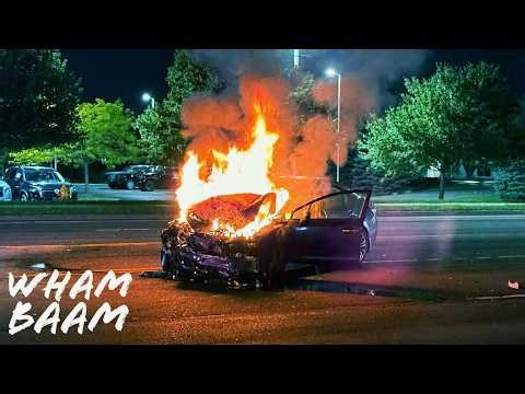 Car in Head-On Bursts Into Flames! +19 more | Dashcam Stories #205