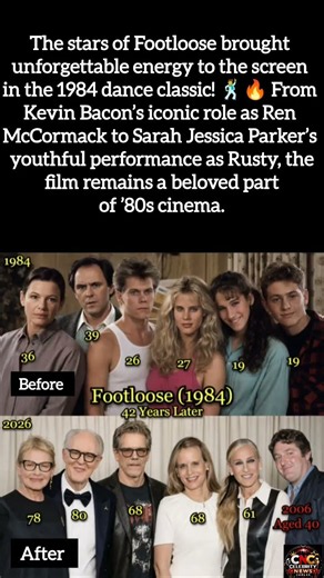 FOOTLOOSE: THE CAST THEN VS. NOW — 42 YEARS LATER 💃🎬✨