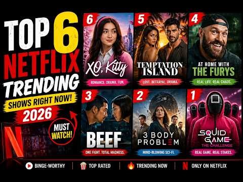 Top 6 Netflix Shows & Movies Trending Right Now (2026)