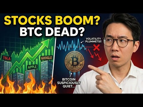 Stocks Are Exploding📈🔥…While Bitcoin Is Suspiciously Quiet😳( Here's WHY?)