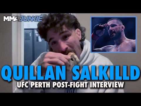 'Greedy' Quillan Salkilld wants Mateusz Gamrot and another bonus after UFC Perth win
