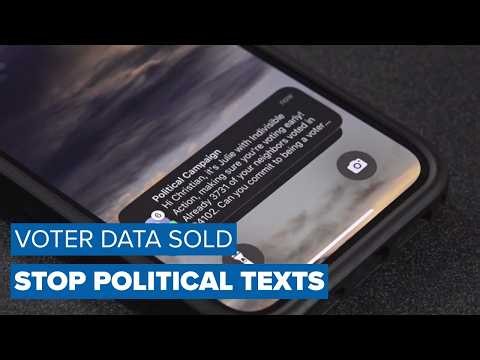 How to stop political text messages before election day