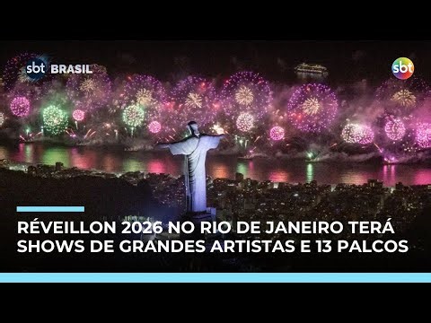 Réveillon no Rio reúne milhões de pessoas com shows e fogos | #SBTBrasil