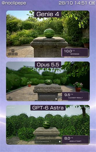 Opus 5.5 vs GPT-6 Astra: Who Copied Google's Genie 4 First?