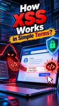 How XSS Works in Simple Terms? #cybersecurity #cyberawareness #ethicalhacking