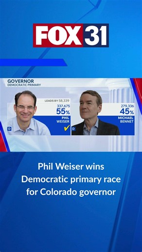Phil Weiser wins Democratic primary race for Colorado governor