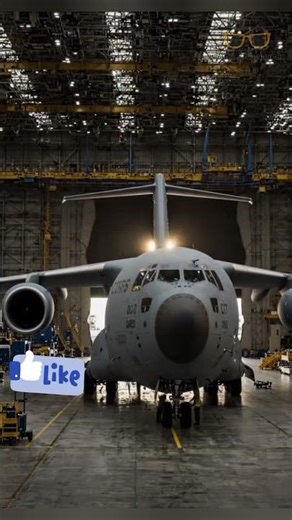 Inside the C-17 Globemaster – America’s Most Powerful Cargo Aircraft#shorts
