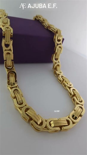 GOLDEN ALPHA✨️ #jewelry #22kt #916gold #electroforming #goldchainformen #chaindesigns #goldchain