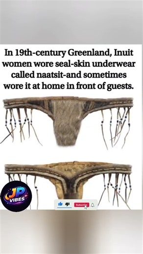 THE WILD HISTORY OF INUIT SEAL SKIN UNDERWEAR #short #viral #trending