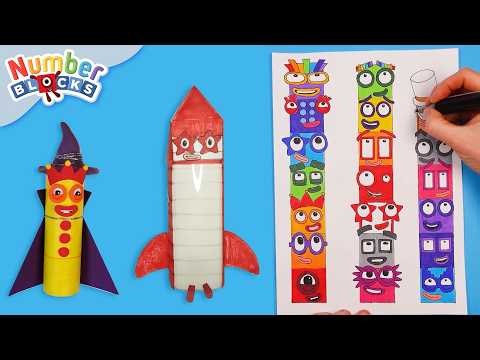 The Artiest, Most Craftiest Counting 🎨 | Learn to Count for Kids | Number Cartoon | Numberblocks