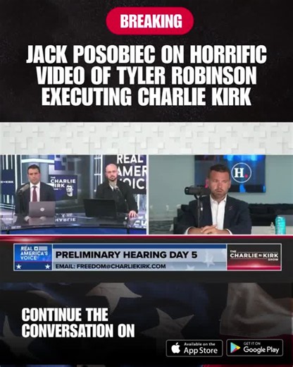 Jack Posobiec: “I’m not gonna mince words… You see him shooting Charlie. You see him executing Charlie. You see him take the shot…” “It’s the most damning thing I’ve seen all week for Tyler Robinson.” | Parler