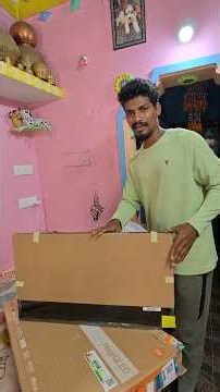 My brother Raghu bought a new TV 😃