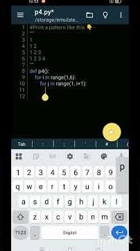 Print numbered triangle in Python! 🐍 #shorts #python @behindEnemyCode-x2i #codingindia #coding
