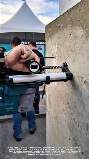 Concrete Drilling with Dust Extraction System | Clean & Efficient!.