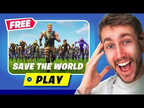 MY FIRST TIME PLAYING FORTNITE SAVE THE WORLD!